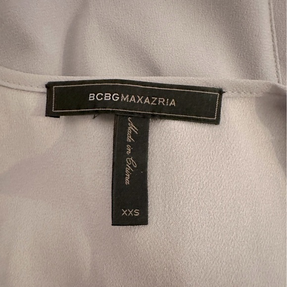 BCBGMAXAZRIA Ice Blue V-neck Dress‎ Size  XXS - Picture 4 of 4